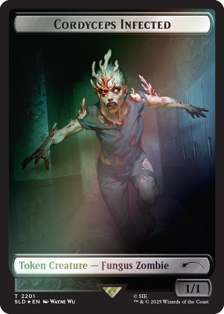 Cordyceps Infected Token (2201) (Rainbow Foil) [Secret Lair Drop Series] Magic: The Gathering