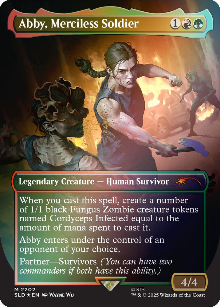 Abby, Merciless Soldier (Rainbow Foil) [Secret Lair Drop Series] Magic: The Gathering