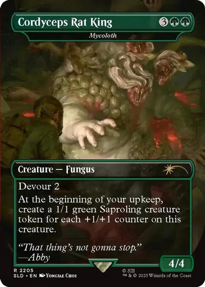 Cordyceps Rat King - Mycoloth [Secret Lair Drop Series] Magic: The Gathering