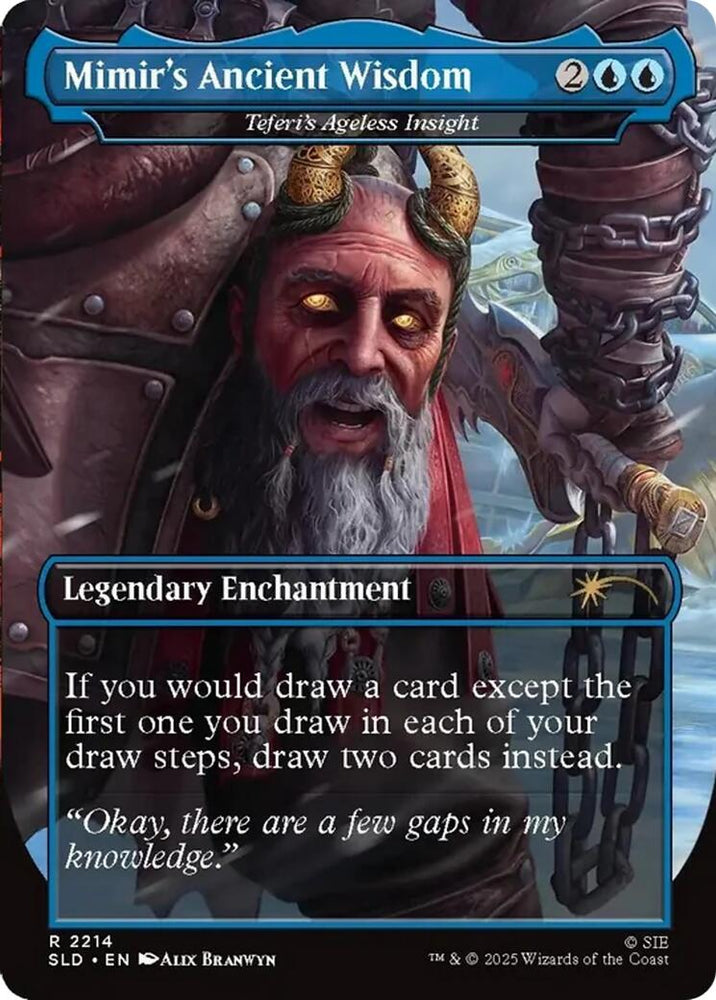 Mimir's Ancient Wisdom - Teferi's Ageless Insight [Secret Lair Drop Series] Magic: The Gathering