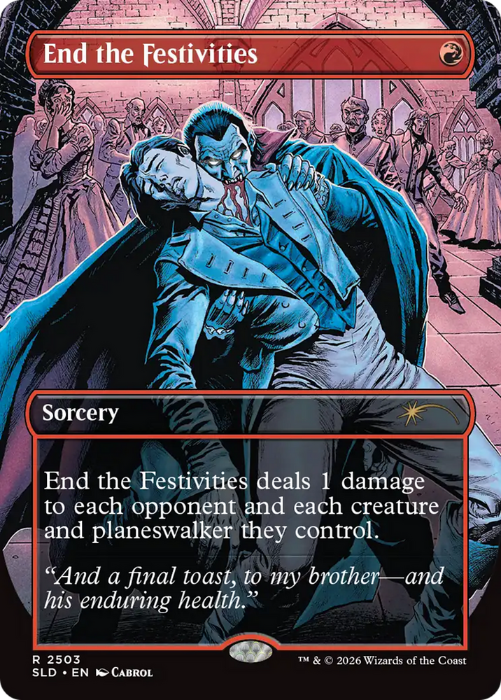 End the Festivities [Secret Lair Drop Series] Magic: The Gathering