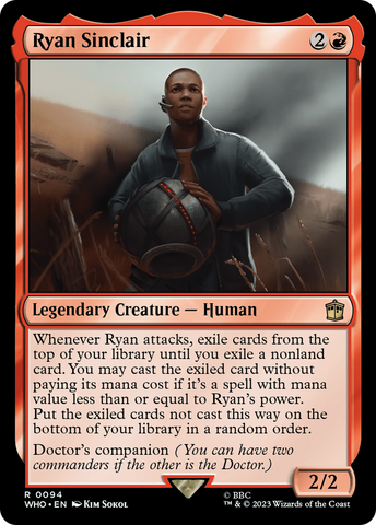 Ryan Sinclair [Doctor Who] Magic: The Gathering