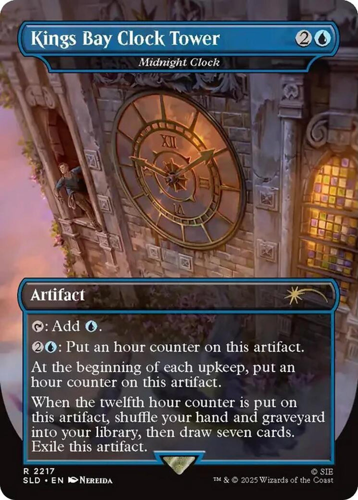 Kings Bay Clock Tower - Midnight Clock [Secret Lair Drop Series] Magic: The Gathering