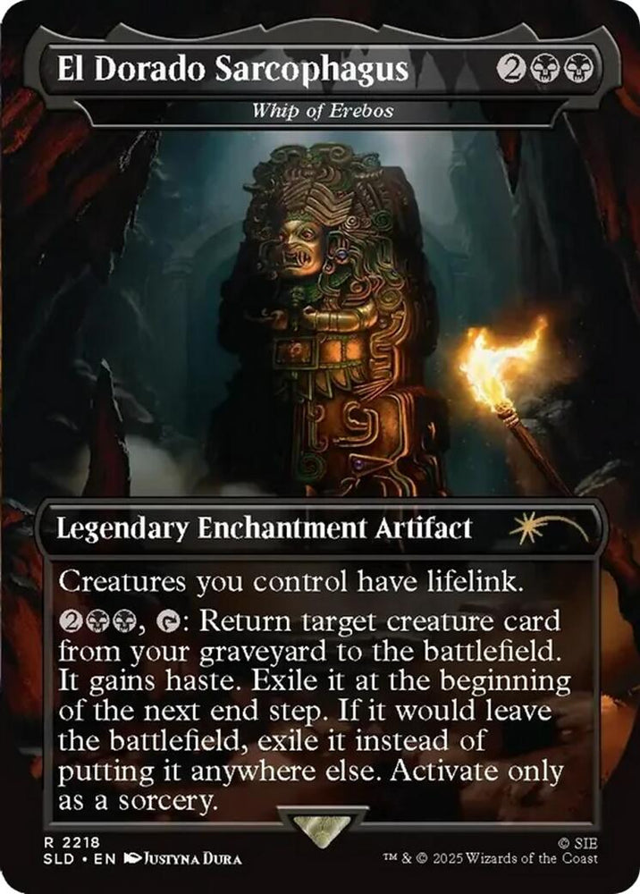 El Dorado Sarcophagus - Whip of Erebos [Secret Lair Drop Series] Magic: The Gathering