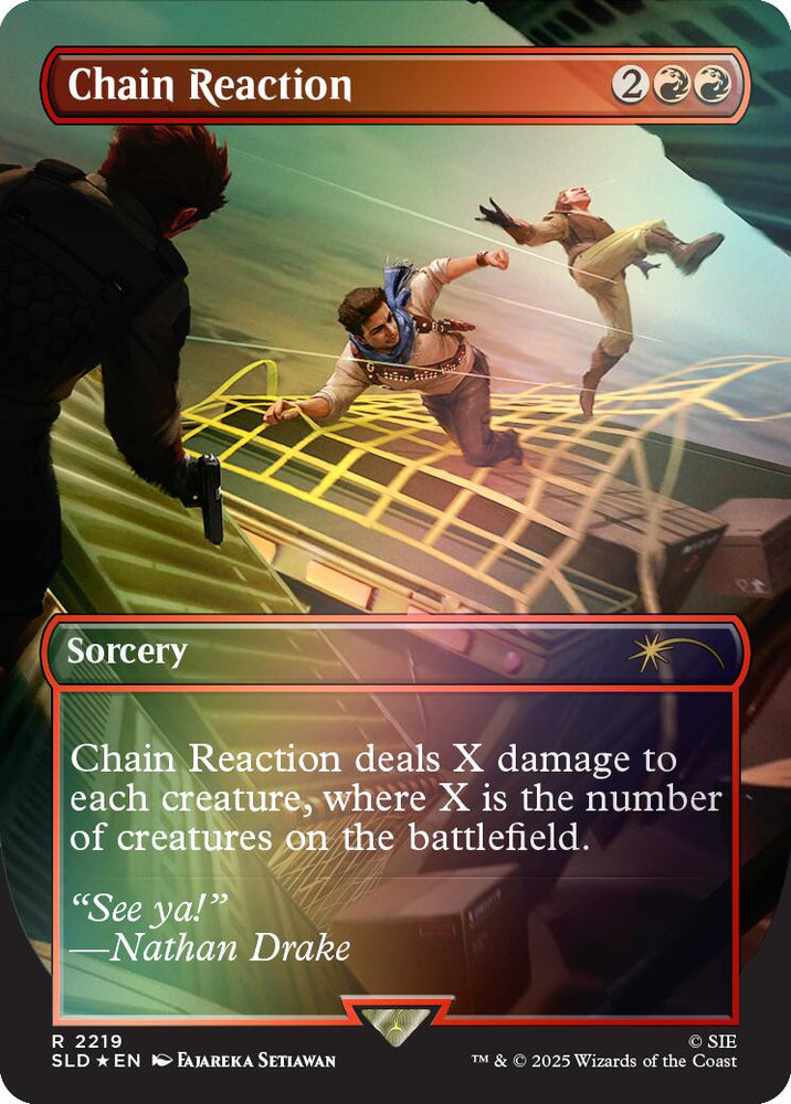 Chain Reaction (Rainbow Foil) [Secret Lair Drop Series] Magic: The Gathering