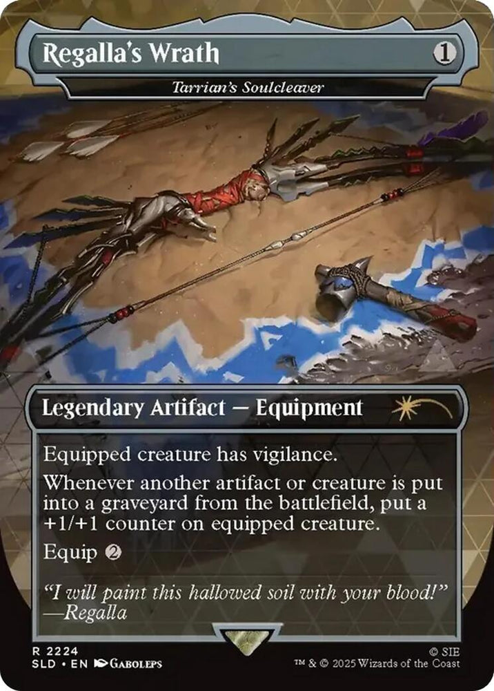 Regalla's Wrath - Tarrian's Soulcleaver [Secret Lair Drop Series] Magic: The Gathering