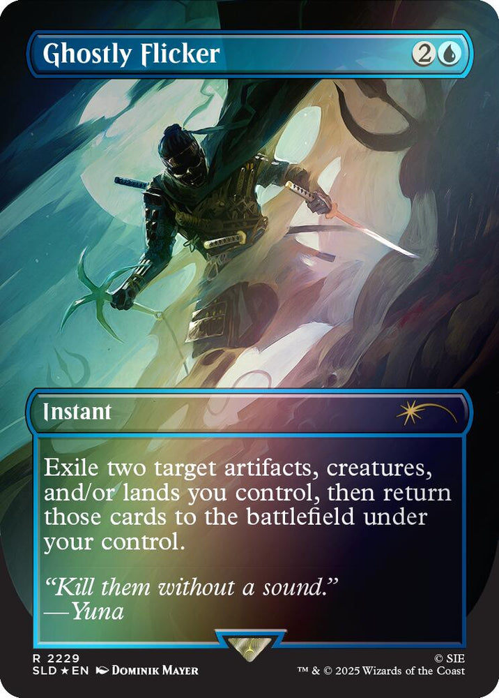 Ghostly Flicker (Rainbow Foil) [Secret Lair Drop Series] Magic: The Gathering