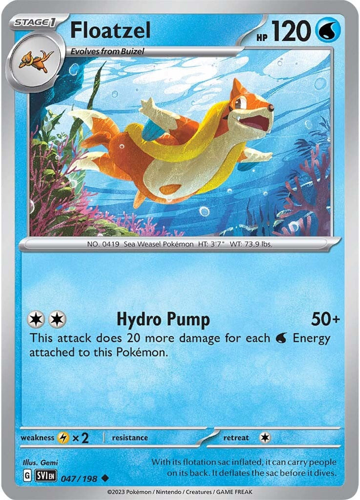 Floatzel (047/198) [Scarlet & Violet: Base Set] Pokémon