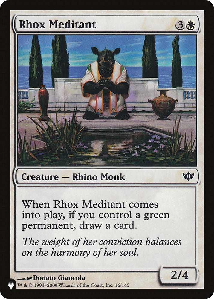 Rhox Meditant [The List] Magic: The Gathering