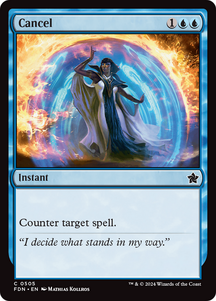 Cancel [Foundations] Magic: The Gathering