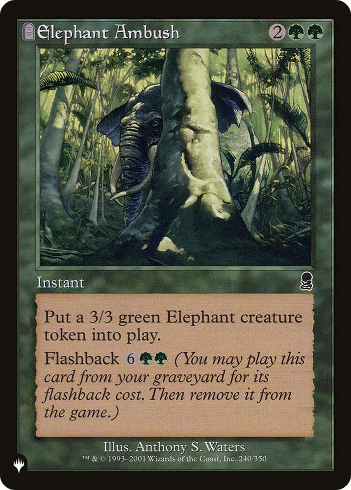 Elephant Ambush [The List] Magic: The Gathering