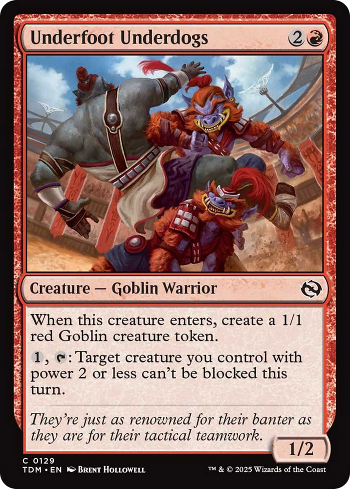 Underfoot Underdogs [Tarkir: Dragonstorm] Magic: The Gathering