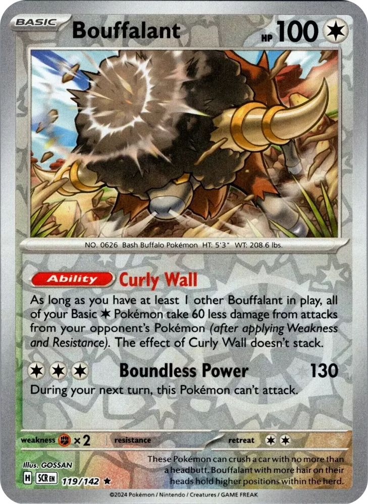 Bouffalant (119/142) [Scarlet & Violet: Stellar Crown] Pokémon