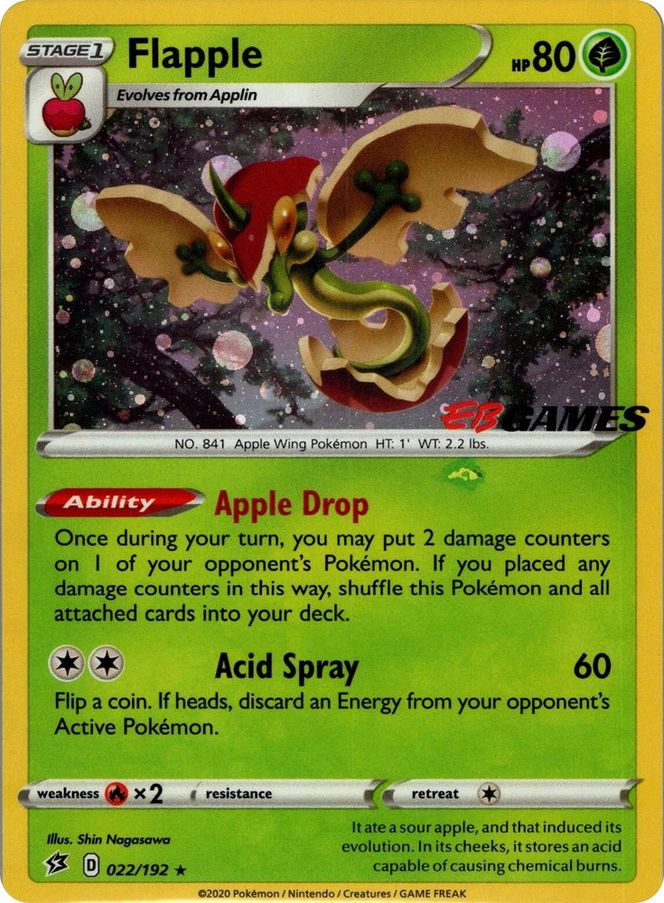 Flapple (022/192) (EB Games Exclusive APAC) [Miscellaneous Cards] Pokémon
