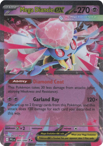 Mega Diancie ex (041/094) [Mega Evolution: Phantasmal Flames] Pokémon