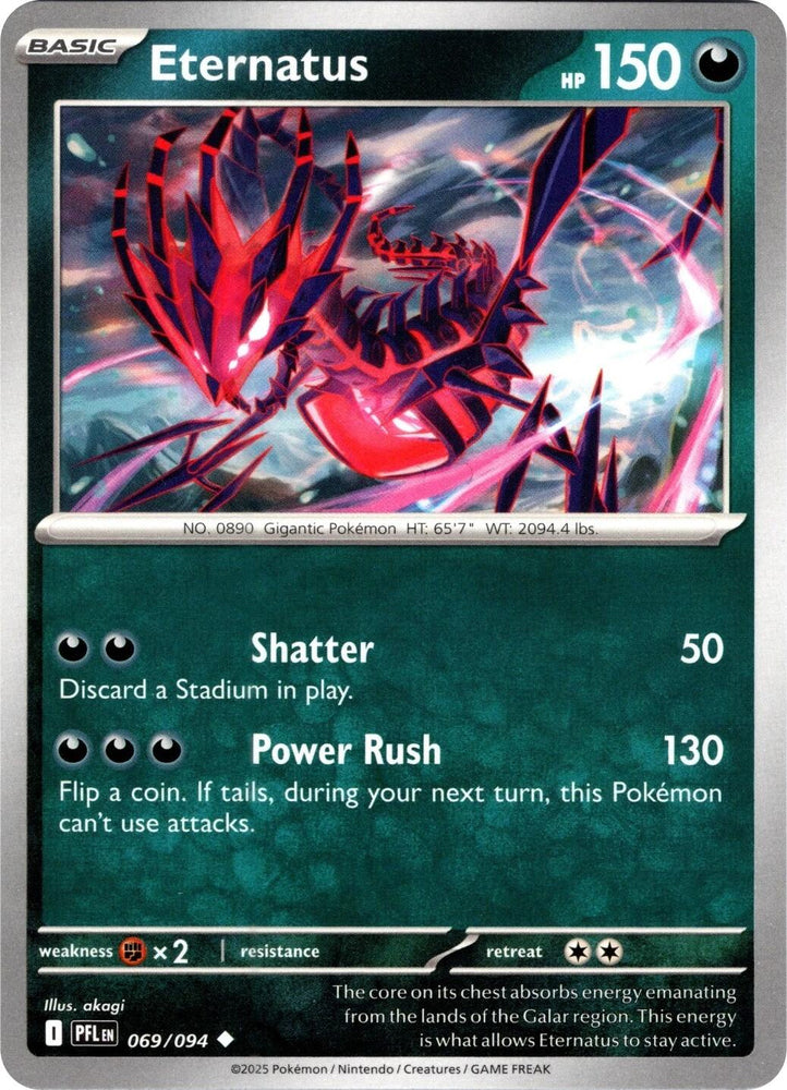 Eternatus (069/094) [Mega Evolution: Phantasmal Flames] Pokémon