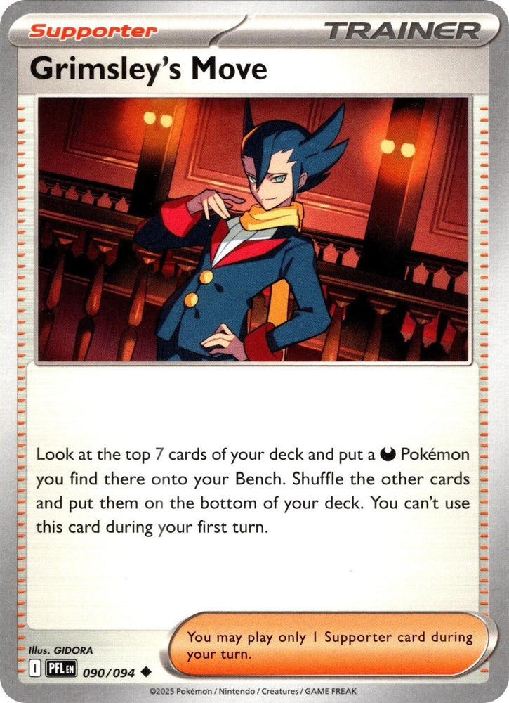 Grimsley's Move (090/094) [Mega Evolution: Phantasmal Flames] Pokémon