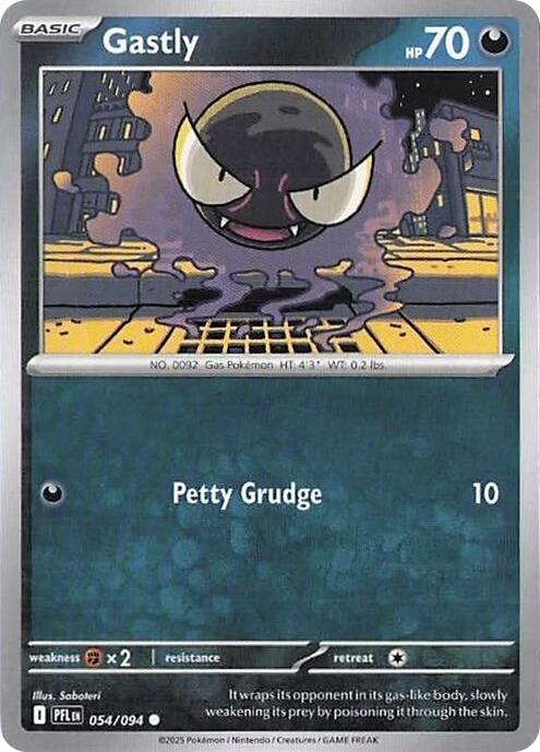 Gastly (054/094) [Mega Evolution: Phantasmal Flames] Pokémon