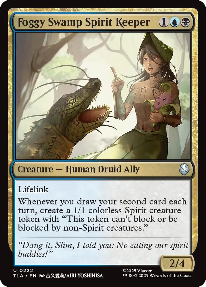 Foggy Swamp Spirit Keeper [Avatar: The Last Airbender] Magic: The Gathering