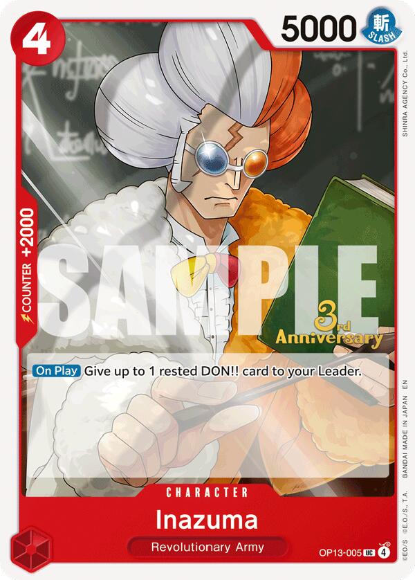 Inazuma [Carrying On His Will: 3rd Anniversary Tournament Cards] Bandai