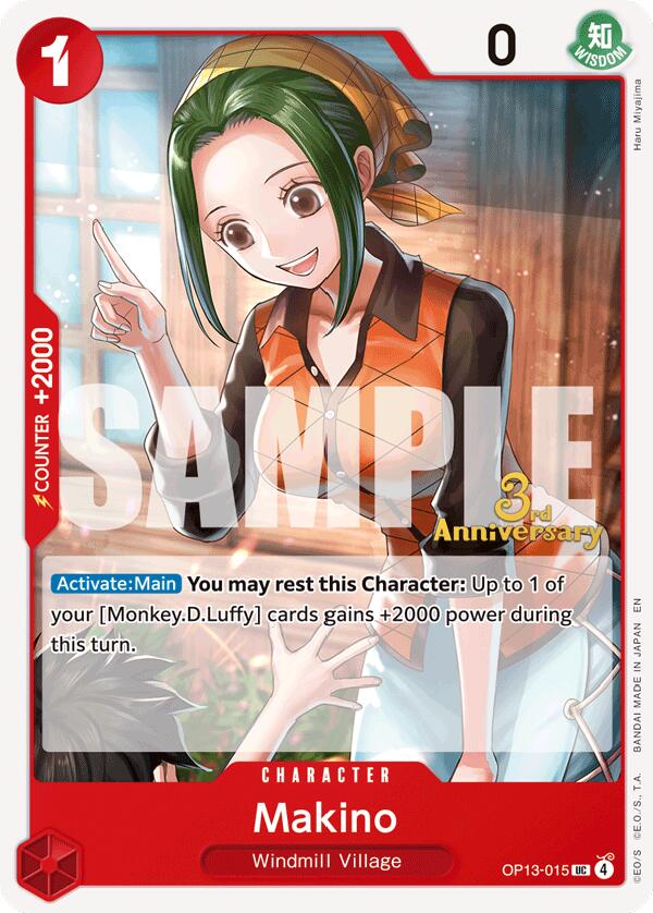 Makino [Carrying On His Will: 3rd Anniversary Tournament Cards] Bandai