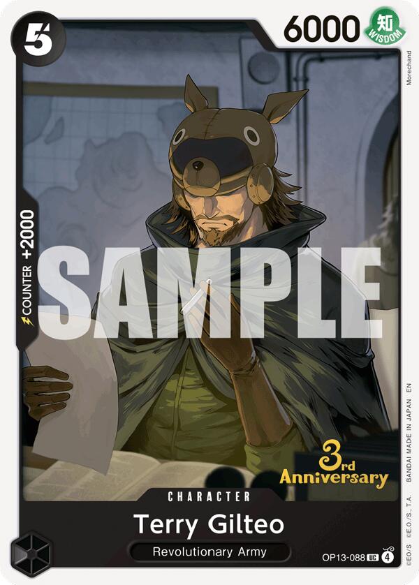 Terry Gilteo [Carrying On His Will: 3rd Anniversary Tournament Cards] Bandai