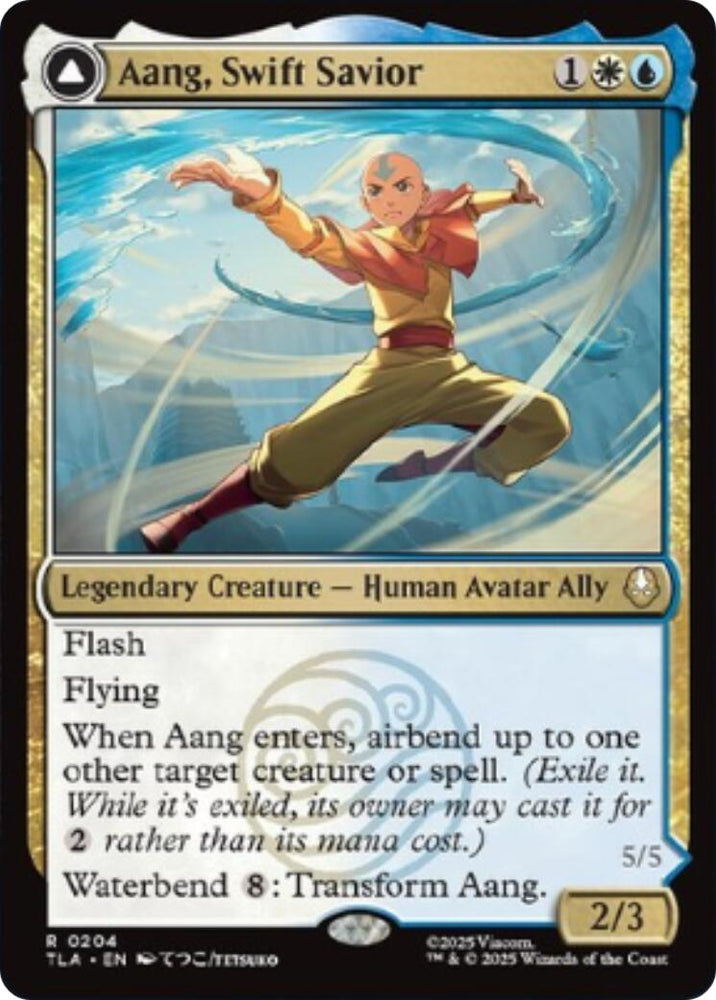 Aang, Swift Savior [Avatar: The Last Airbender] Magic: The Gathering