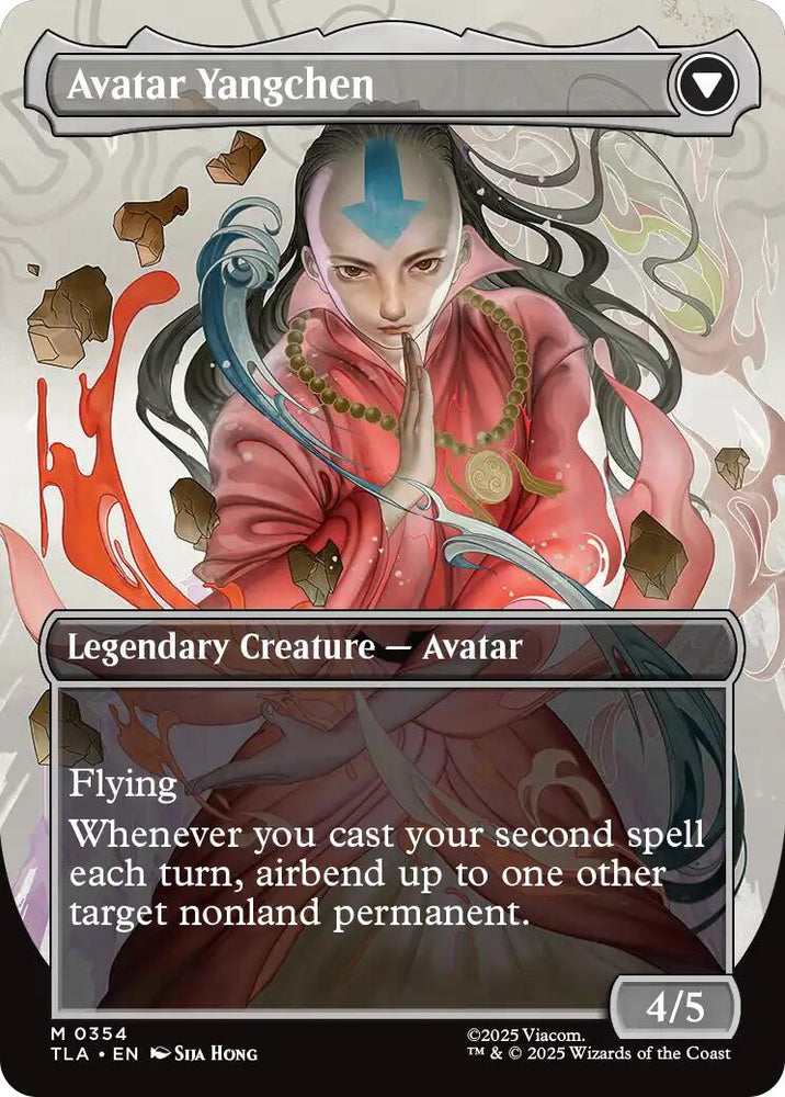 The Legend of Yangchen (Borderless) [Avatar: The Last Airbender] Magic: The Gathering