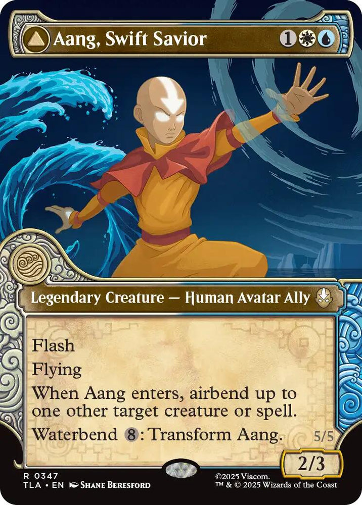 Aang, Swift Savior (Showcase) [Avatar: The Last Airbender] Magic: The Gathering