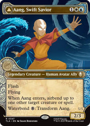 Aang, Swift Savior (Showcase) [Avatar: The Last Airbender] Magic: The Gathering