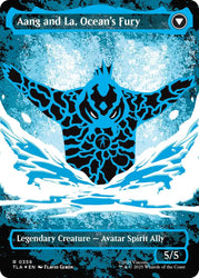 Aang, Swift Savior (Borderless) (Neon Ink Foil) [Avatar: The Last Airbender] Magic: The Gathering