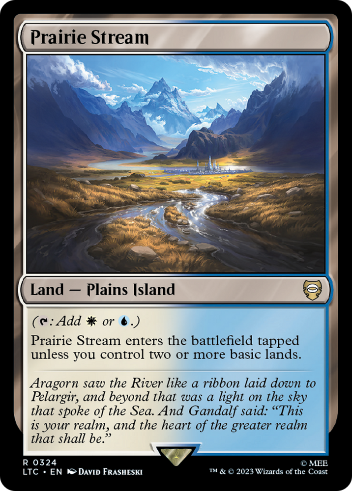 Prairie Stream [The Lord of the Rings: Tales of Middle-Earth Commander] Magic: The Gathering