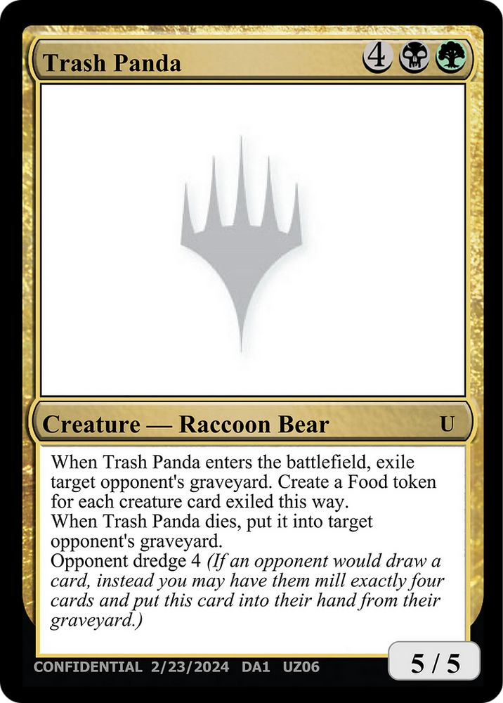 Trash Panda [Unknown Event] Magic: The Gathering