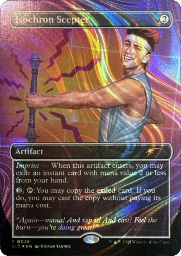 Isochron Scepter (Halo Foil) [Secret Lair Countdown Kit] Magic: The Gathering