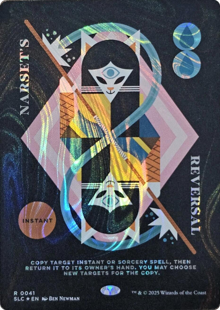 Narset's Reversal (Halo Foil) [Secret Lair Countdown Kit] Magic: The Gathering