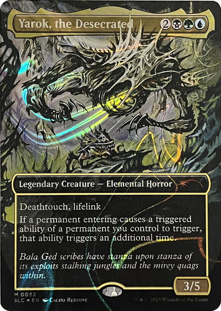 Yarok, the Desecrated (Halo Foil) [Secret Lair Countdown Kit] Magic: The Gathering