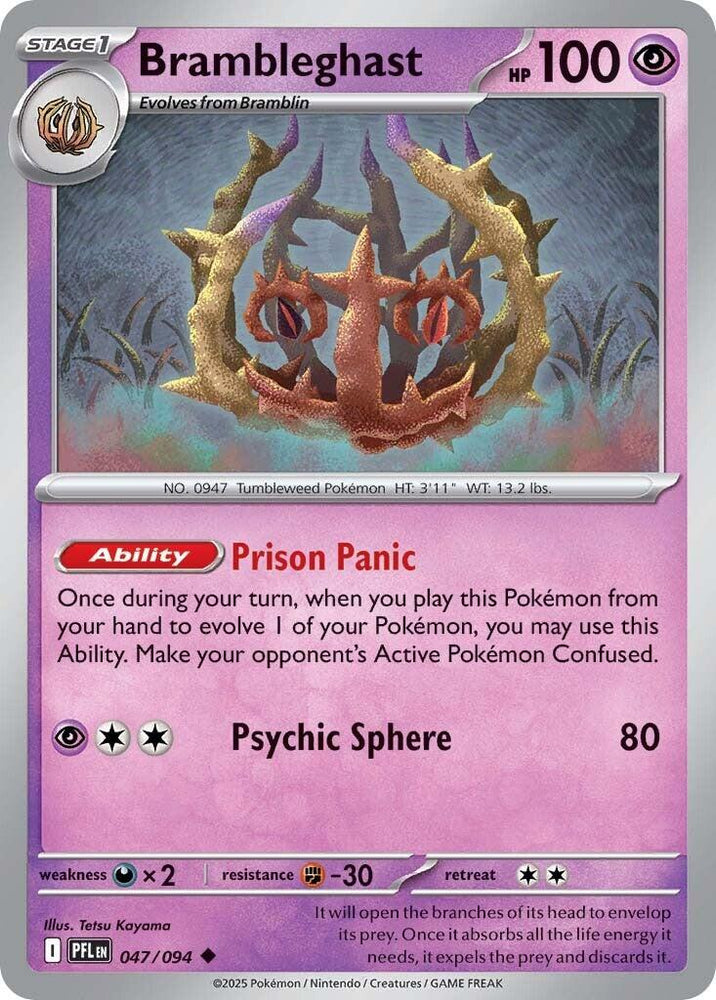 Brambleghast (047/094) [Mega Evolution: Phantasmal Flames] Pokémon