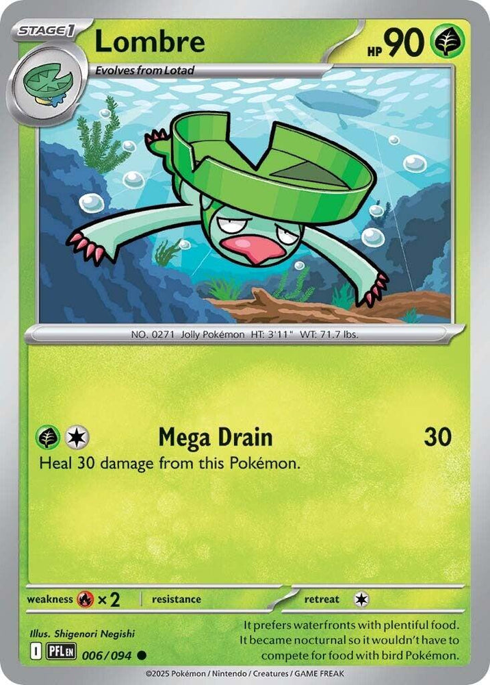 Lombre (006/094) [Mega Evolution: Phantasmal Flames] Pokémon