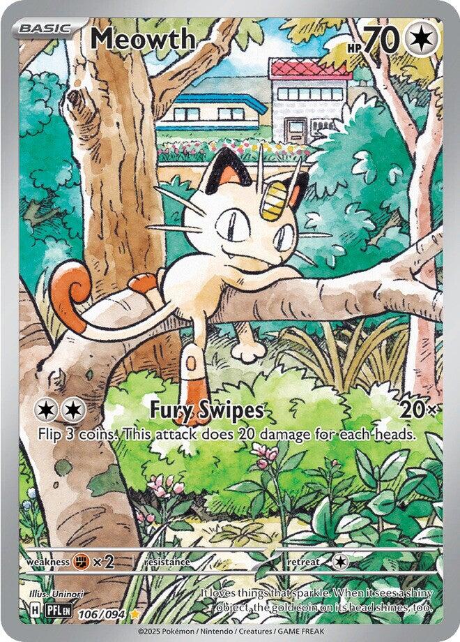 Meowth (106/094) [Mega Evolution: Phantasmal Flames] Pokémon