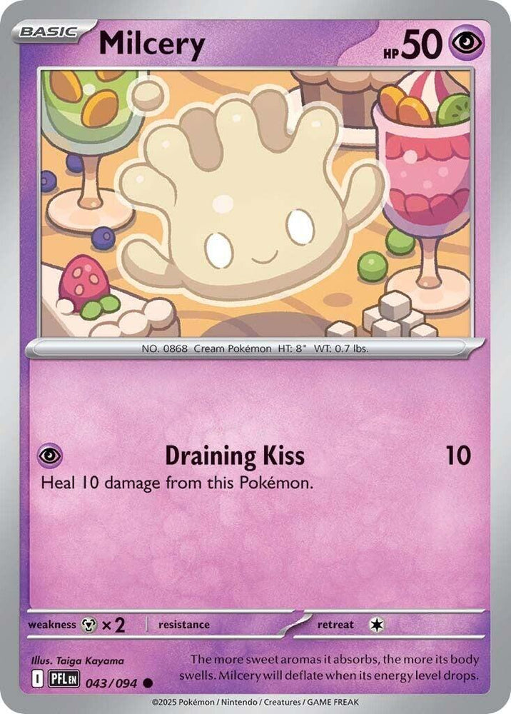 Milcery (043/094) [Mega Evolution: Phantasmal Flames] Pokémon
