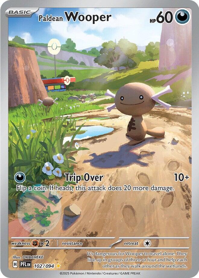 Paldean Wooper (102/094) [Mega Evolution: Phantasmal Flames] Pokémon