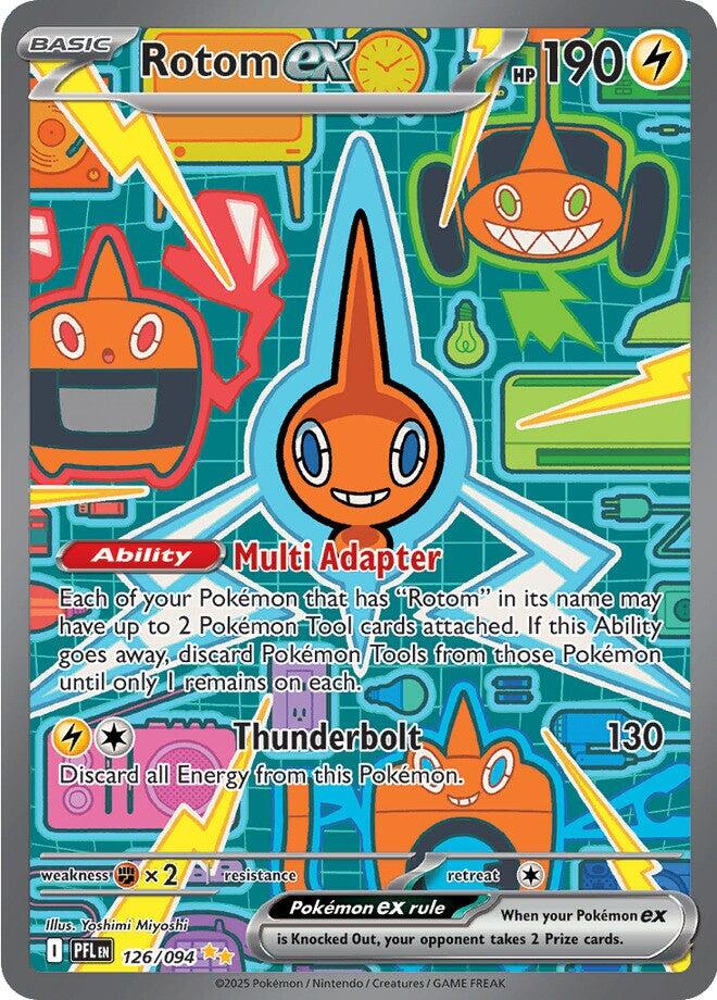 Rotom ex (126/094) [Mega Evolution: Phantasmal Flames] Pokémon