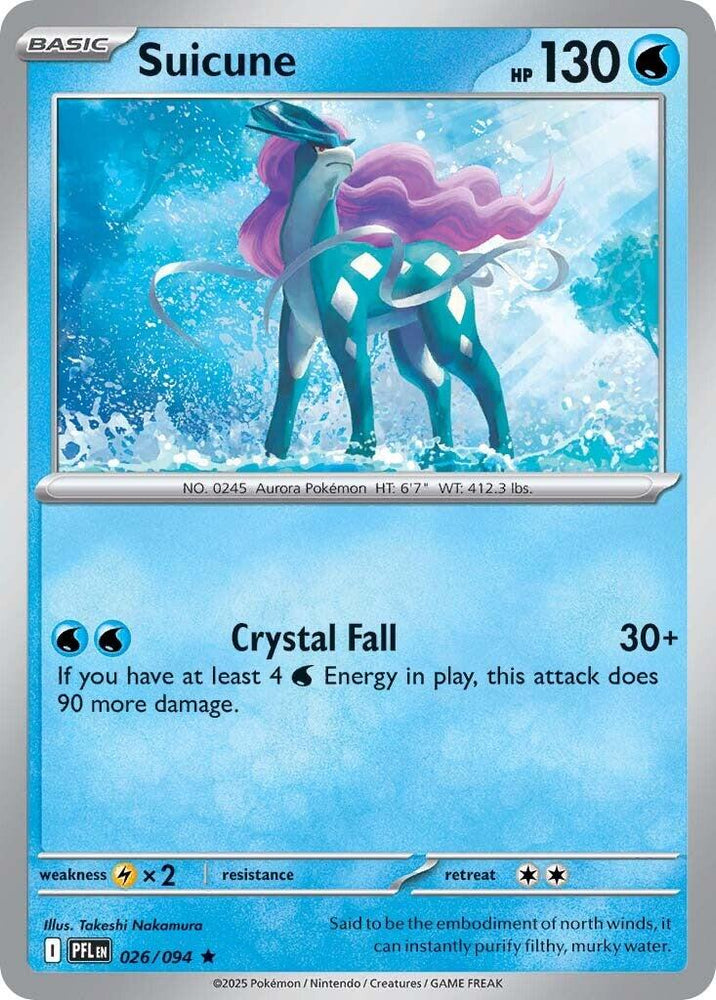 Suicune (026/094) [Mega Evolution: Phantasmal Flames] Pokémon