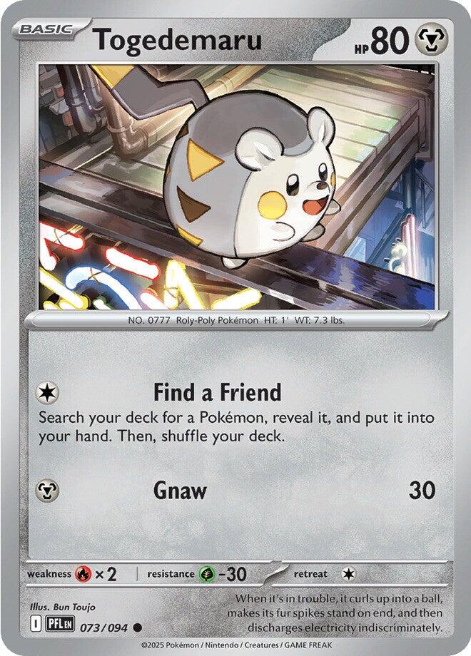 Togedemaru (073/094) [Mega Evolution: Phantasmal Flames] Pokémon