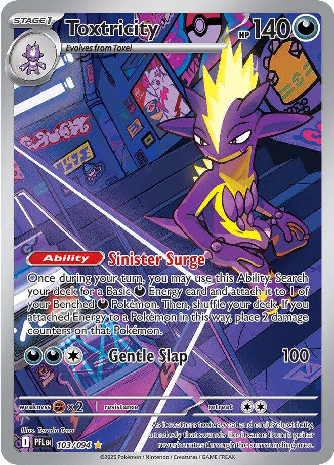 Toxtricity (103/094) [Mega Evolution: Phantasmal Flames] Pokémon