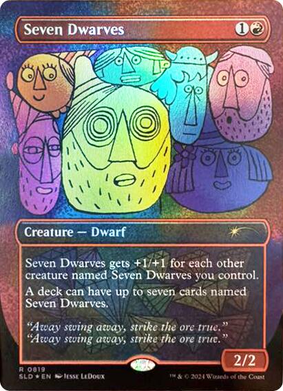 Seven Dwarves (0819) [Secret Lair Drop Series] Magic: The Gathering