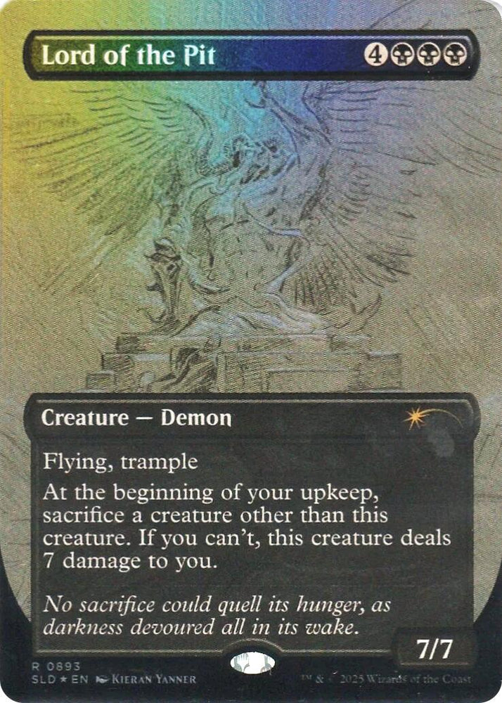 Lord of the Pit (Sketch Showcase) (Rainbow Foil) [Secret Lair Drop Series] Magic: The Gathering