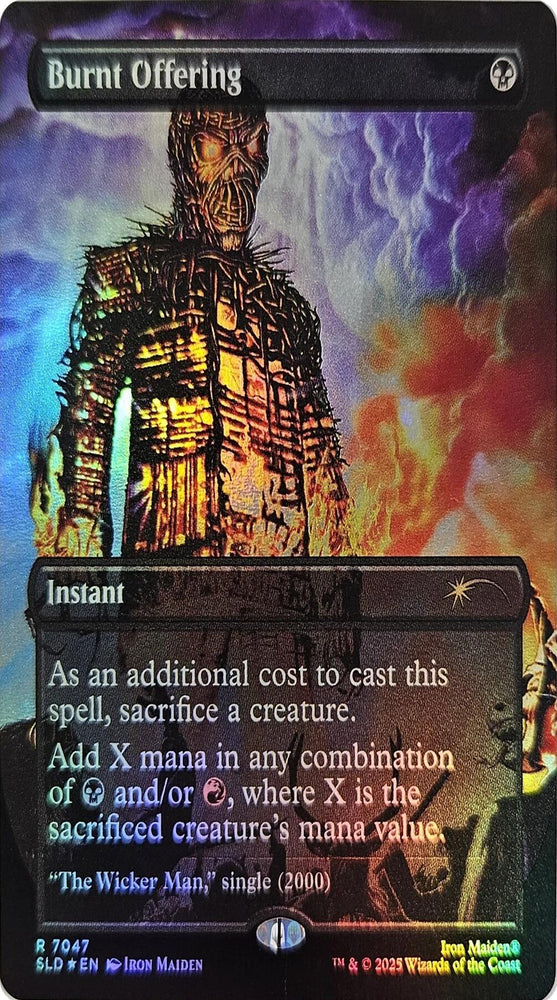 Burnt Offering (Rainbow Foil) [Secret Lair Drop Series] Magic: The Gathering