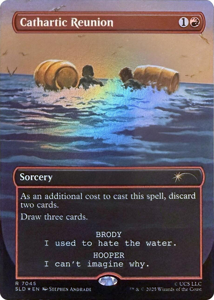 Cathartic Reunion (7045) (Rainbow Foil) [Secret Lair Drop Series] Magic: The Gathering