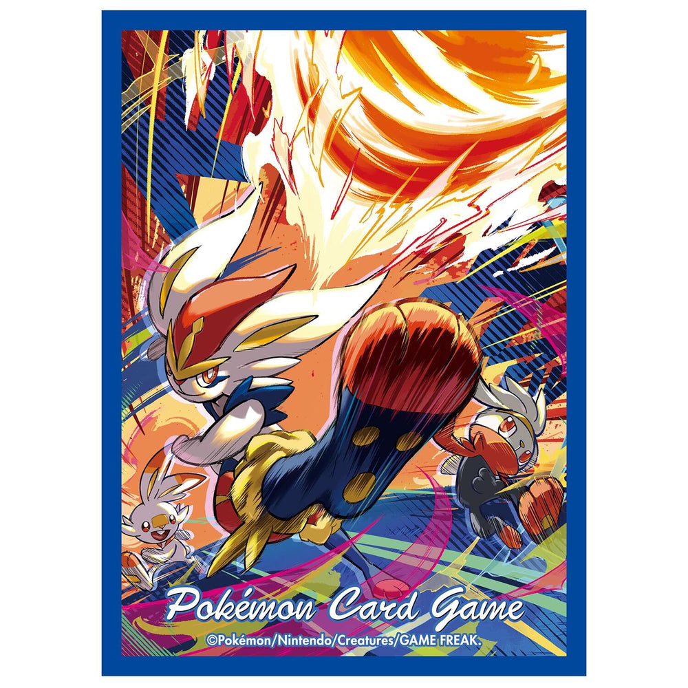 Card Sleeves - Evolution Trail Cinderace (64-Pack) (Pokemon Center Japan Exclusive) Pokémon